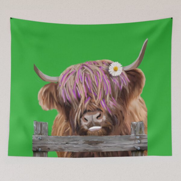 Item preview, Highland Cow Maggie designed and sold by CubingGenius.