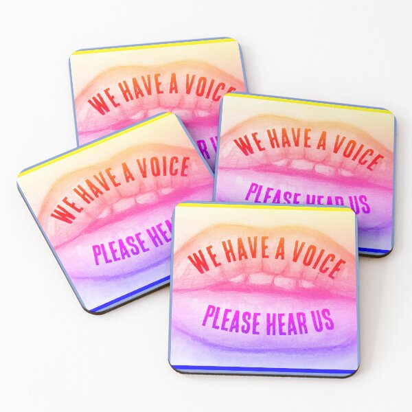 Item preview, Neon: We Have A Voice Please Hear Us, lips  designed and sold by ClearAndHappy.