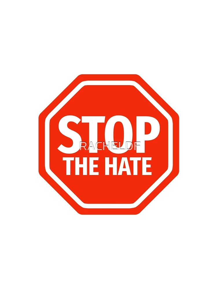 Thumbnail 5 of 5, A-Line Dress, Stop the hate designed and sold by Rachel the Artist .