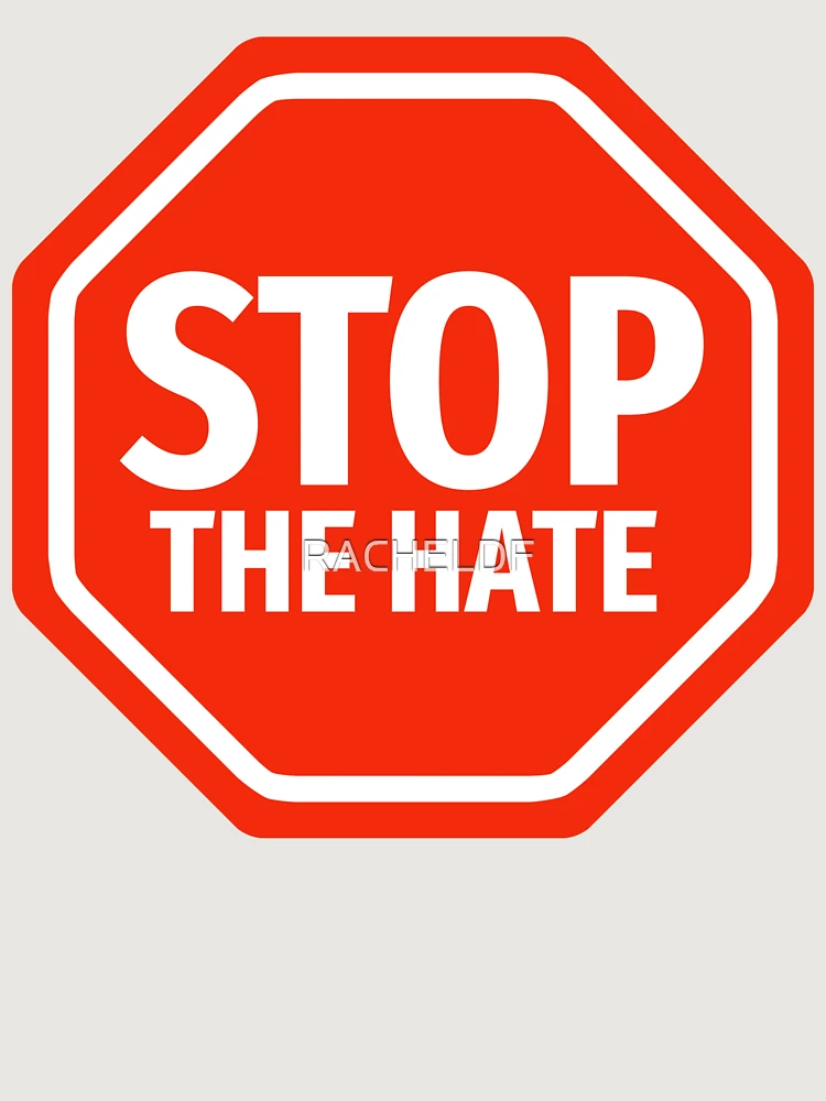 Thumbnail 6 of 6, Premium Oversized Sweatshirt, Stop the hate designed and sold by Rachel the Artist .