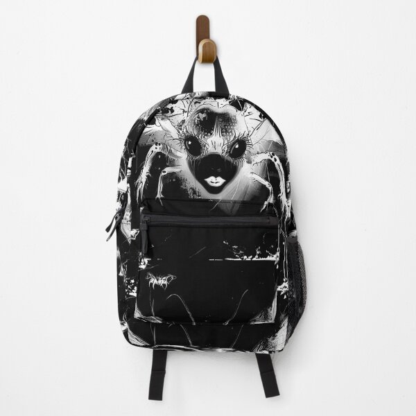 Little Miss Muffet Monochrome Baby Spider by iServalan Alternative Backpack