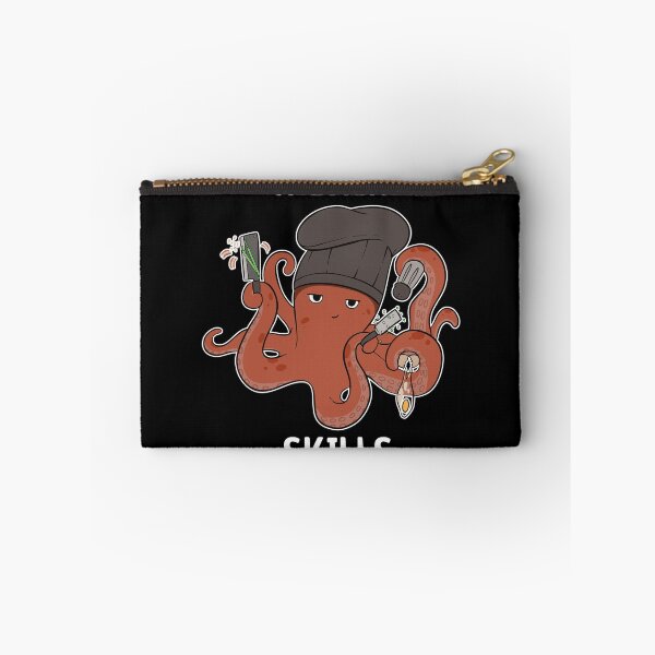 Item preview, Hibachi Skills Chef Squid Octopus designed and sold by MooonTees.