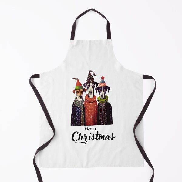 Artikelvorschau, Three Serious Dogs wünschen frohe Weihnachten entworfen und verkauft von leylakidesign.