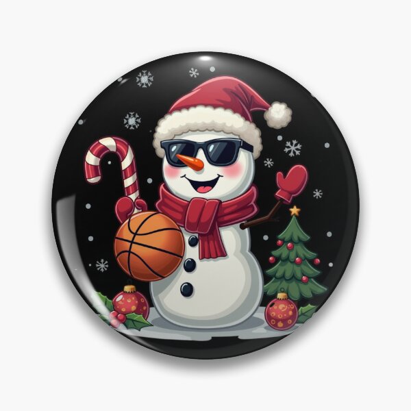 Item preview, snowman holds a basketbal designed and sold by jkrphoto.