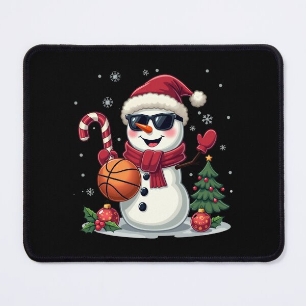 Item preview, snowman holds a basketbal designed and sold by jkrphoto.