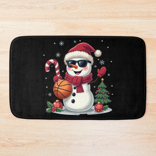 Item preview, snowman holds a basketbal designed and sold by jkrphoto.