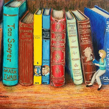Artwork thumbnail, Bookshelf by Anne Dallman