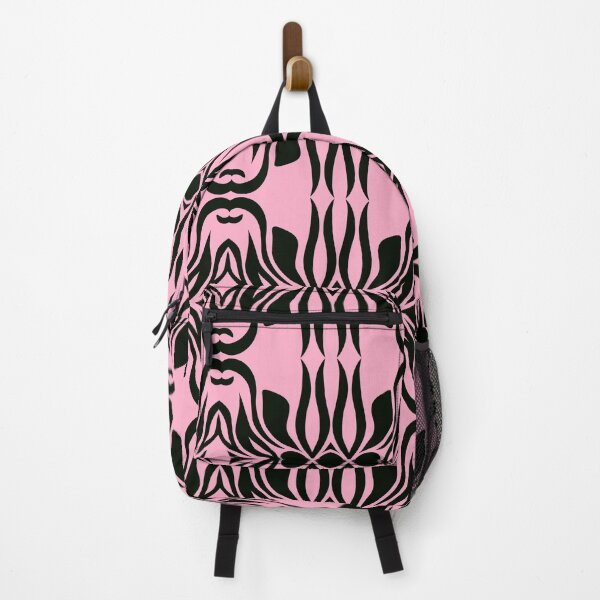 Item preview, Floral Symmetries: Black and Pink 10 designed and sold by AneissPiaf.