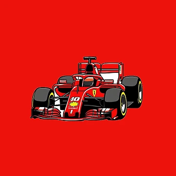 Artwork thumbnail, Red Formula One by Shabin-