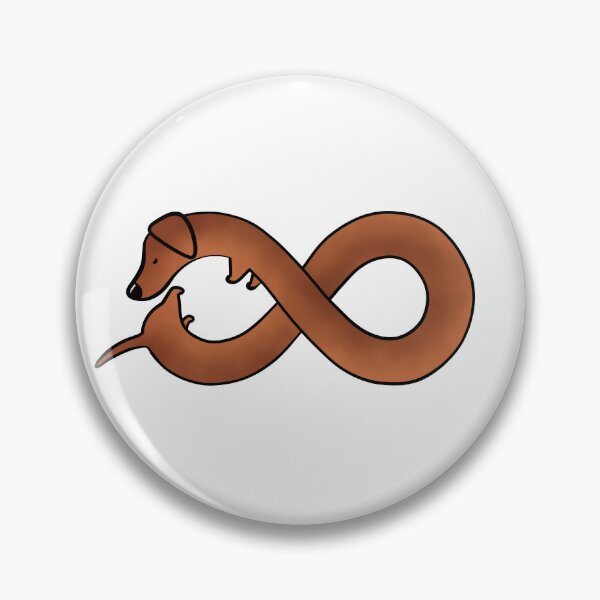 Item preview, Doxieus, the Infinite Dachshund (Red) designed and sold by Tessa Draws Stoof.