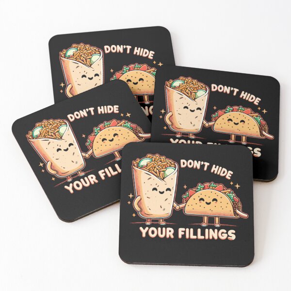 Item preview, Don't Hide Your Feelings Taco Burrito Gift designed and sold by Pineapple-Tree.