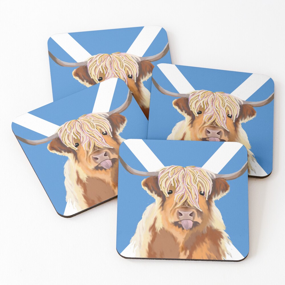 Item preview, Coasters (Set of 4) designed and sold by CubingGenius.