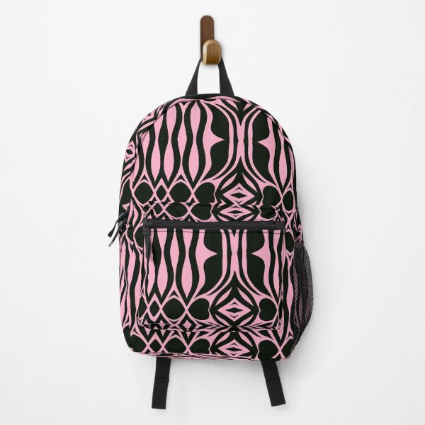 Item preview, Floral Symmetries: Black and Pink 11 designed and sold by AneissPiaf.