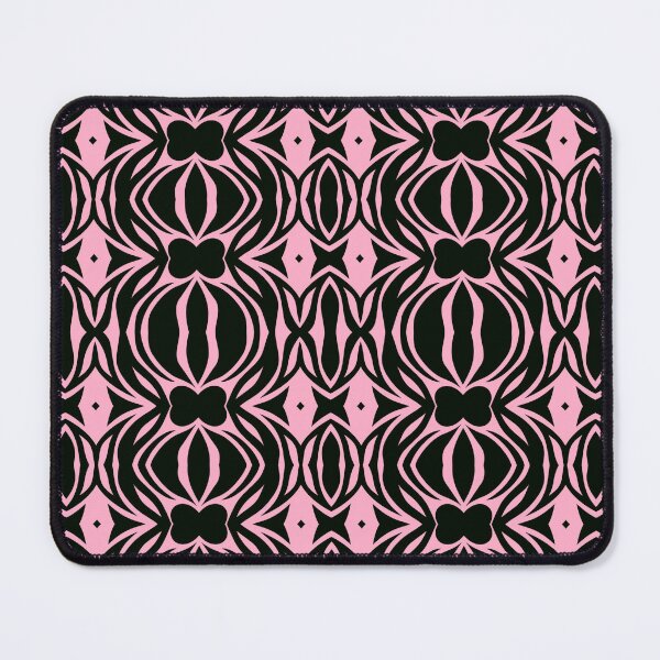 Item preview, Floral Symmetries: Black and Pink 12 designed and sold by AneissPiaf.