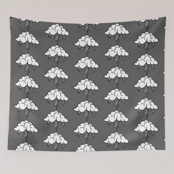 Item preview, Tribal Lightning Cloud designed and sold by Steeb757.