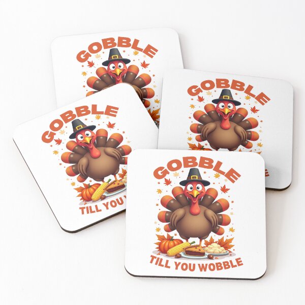Item preview, Gobble Till You Wobble - Thanksgiving Day designed and sold by MSMPrintDesign.