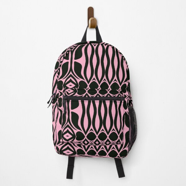 Item preview, Floral Symmetries: Black and Pink 13 designed and sold by AneissPiaf.