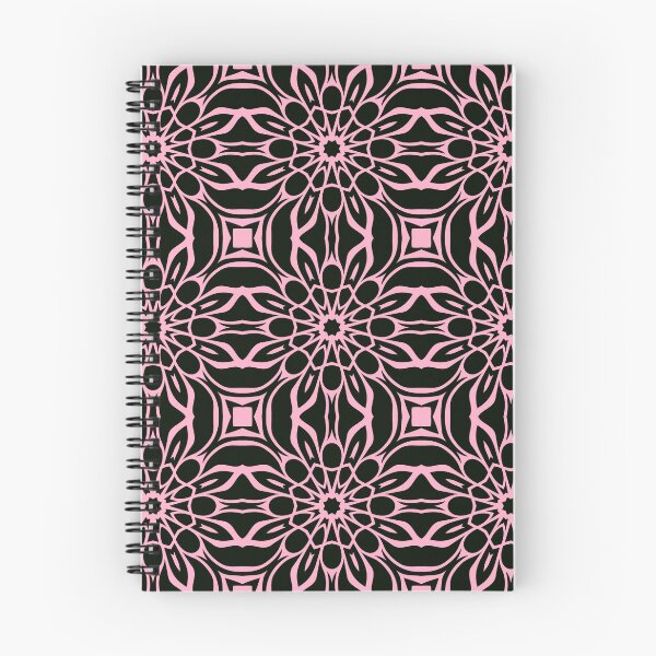 Item preview,  Floral Symmetries: Black and Pink 14 designed and sold by AneissPiaf.