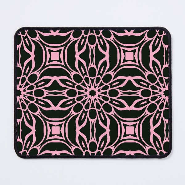 Item preview, Floral Symmetries: Black and Pink 14 designed and sold by AneissPiaf.