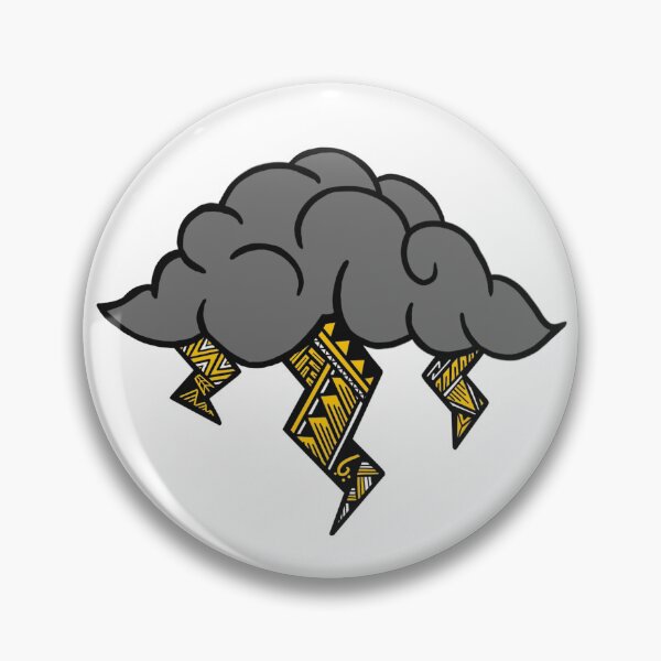 Item preview, Tribal Gray Lightning Cloud designed and sold by Steeb757.