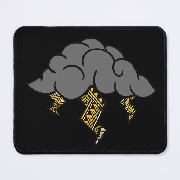 Item preview, Tribal Gray Lightning Cloud designed and sold by Steeb757.