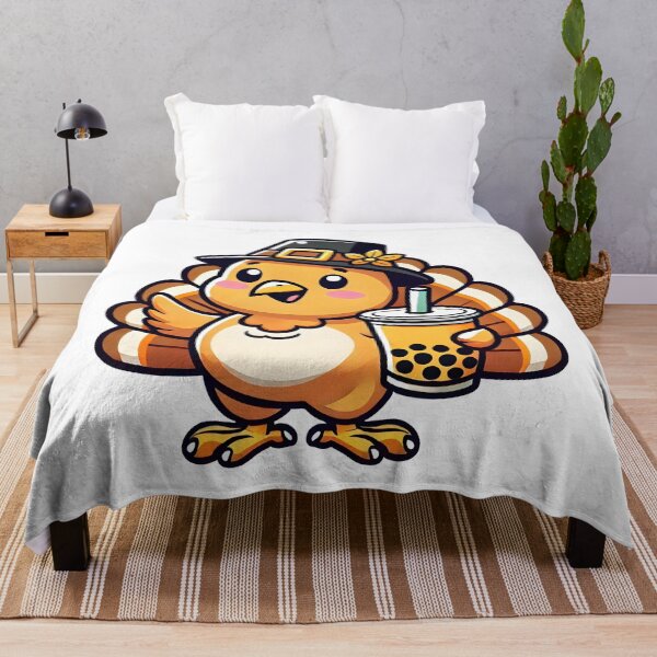 Item preview, Boba-Loving Thanksgiving Turkey - Sip in Style! designed and sold by CyberPeakZ.