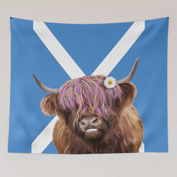 Item preview, Highland Cow Maggie designed and sold by CubingGenius.