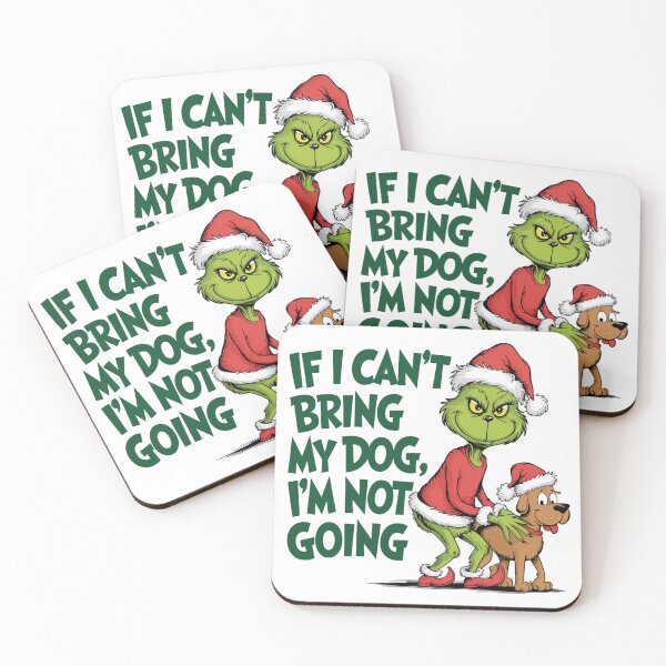 Item preview, "If I Can't Bring My Dog I'm Not Going | Funny Retro Christmas Shirt | Holiday Sublimation Design for Dog Lovers" designed and sold by Bouchey.