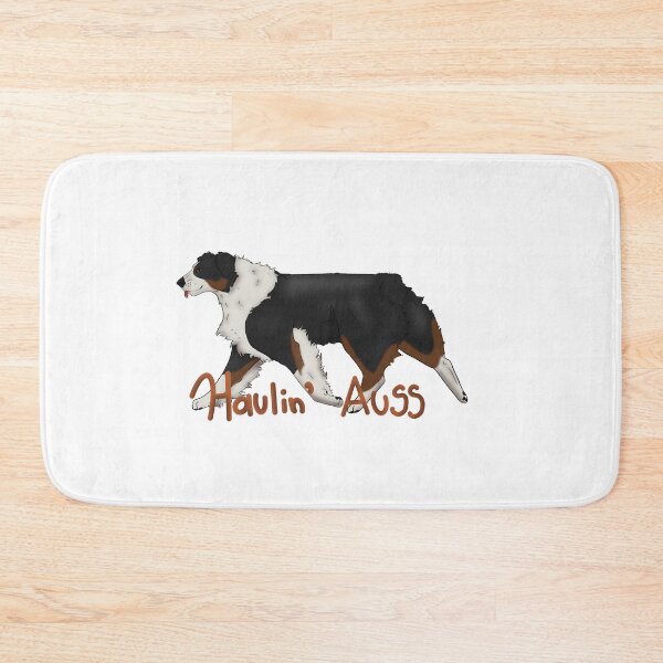 Item preview,  Haulin Auss Australian Shepherd Aussie - Black Tri Pet Gift  designed and sold by UptownMuttCreations.
