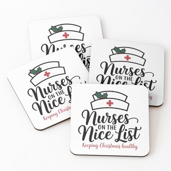 Item preview, Nurses on the Nice List Keeping Christmas Healthy designed and sold by Situstshirts.