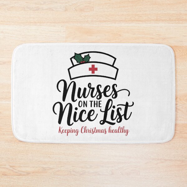 Item preview, Nurses on the Nice List Keeping Christmas Healthy designed and sold by Situstshirts.