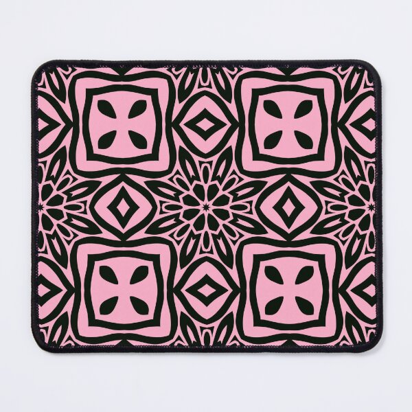 Item preview, Floral Symmetries: Black and Pink 17 designed and sold by AneissPiaf.