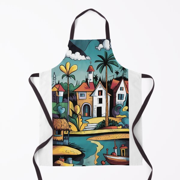 Item preview, Village by the sea designed and sold by Georgiale.