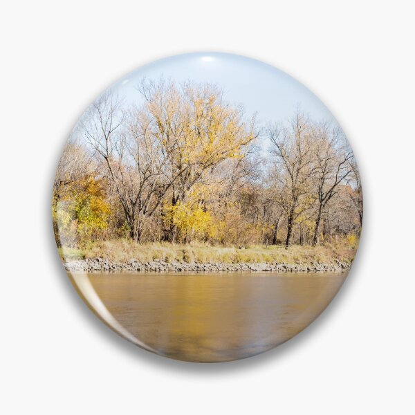 Item preview, Autumn trees along the riverbank designed and sold by KRFNatureGifts.