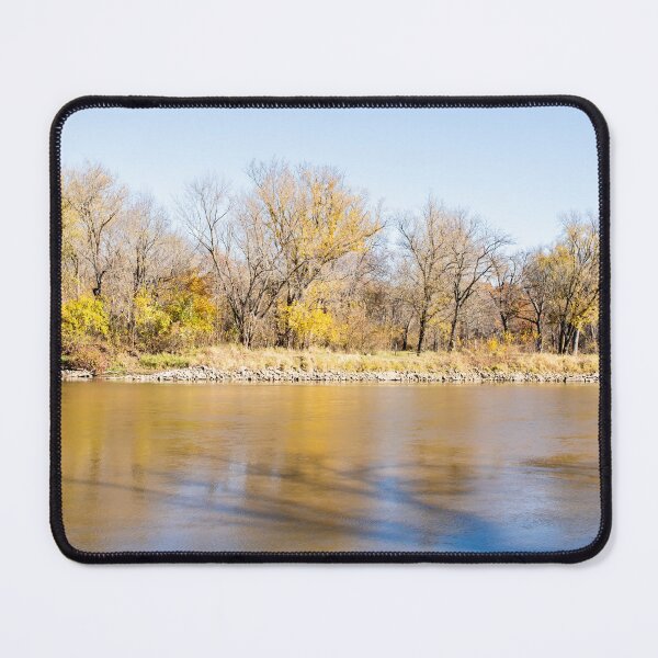 Item preview, Autumn trees along the riverbank designed and sold by KRFNatureGifts.