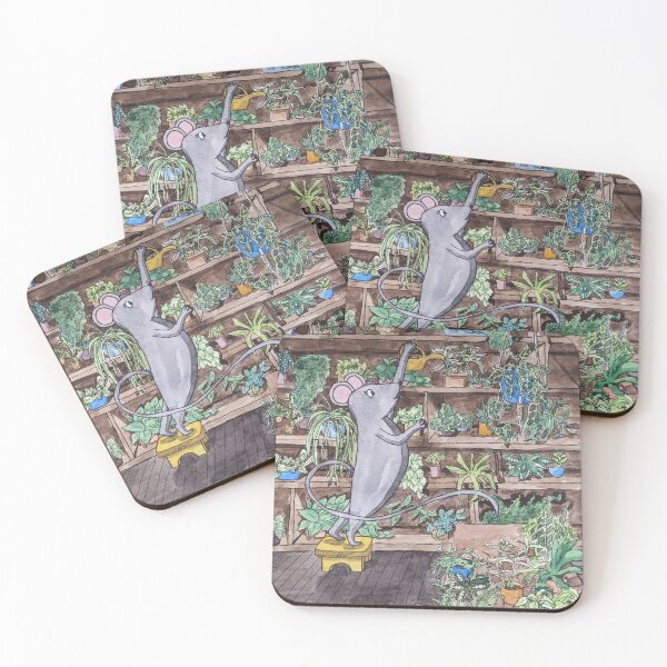 Item preview, Mouse Caring for Plants designed and sold by Nicole Hanson.