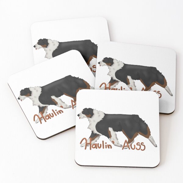 Item preview,  Haulin Auss Australian Shepherd Aussie - Black Tri Pet Gift  designed and sold by UptownMuttCreations.
