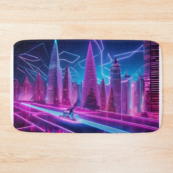 Item preview, Neon Christmass city!  designed and sold by Cookbeat.