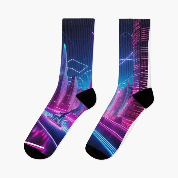 Item preview, Neon Christmass city!  designed and sold by Cookbeat.