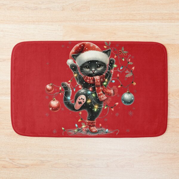 Item preview, Note: Powered by hot cocoa, funny cat christmas. designed and sold by Dudiudi.