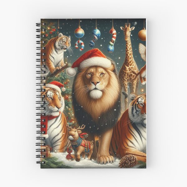 Item preview, Christmas Lion and Tigers 2 designed and sold by Wayne Thomson.