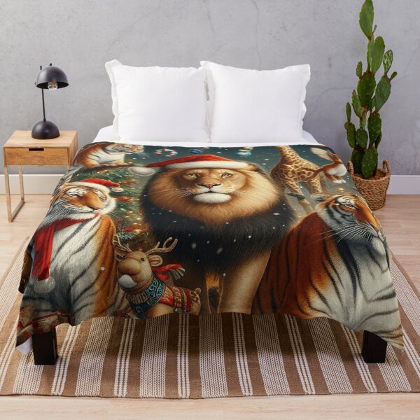 Item preview, Christmas Lion and Tigers 2 designed and sold by Wayne Thomson.