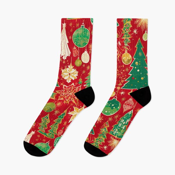 Item preview, Abstract Christmas pattern designed and sold by KaonaDesigns.