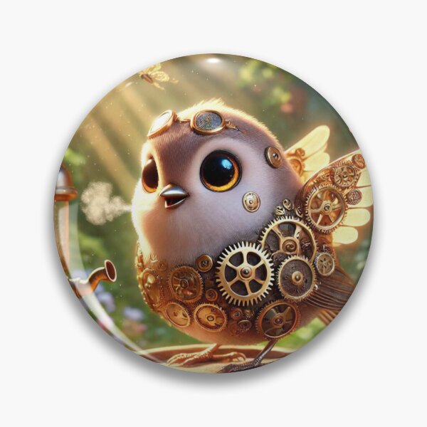 Item preview, Steampunk House Finch designed and sold by Sillytoe.