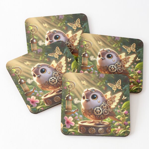 Item preview, Steampunk House Finch designed and sold by Sillytoe.