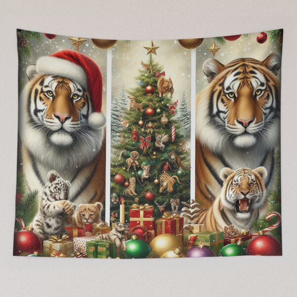 Item preview, Christmas Tigers designed and sold by Wayne Thomson.
