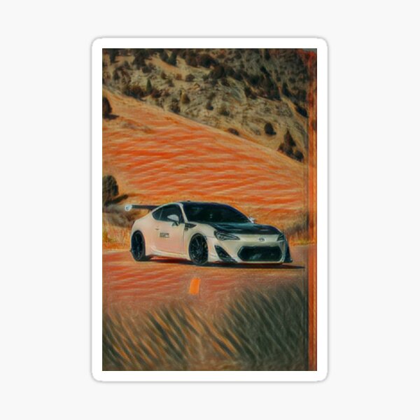 Vista previa del artículo con la obra «Toyota GT86», diseñado y vendido por OrangeCars.