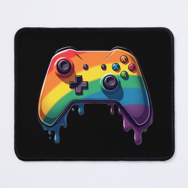 Item preview, Vibrant Rainbow Video Game Controller designed and sold by gjsart.