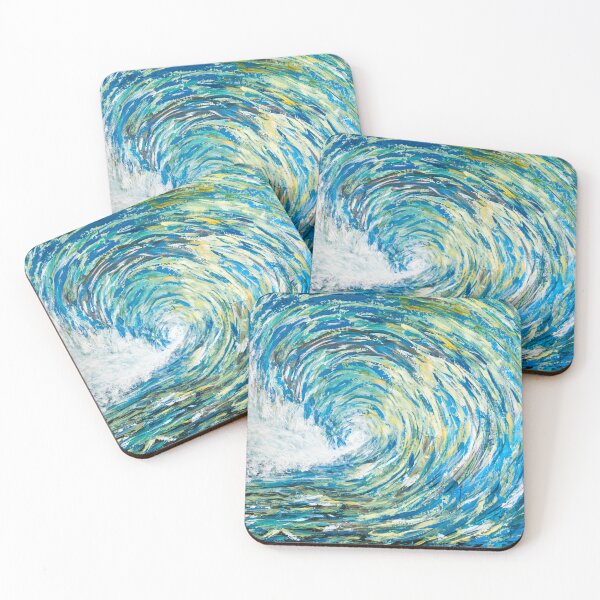 Item preview, Barrel of a Wave Painting designed and sold by Tim McGuire Fine Art.