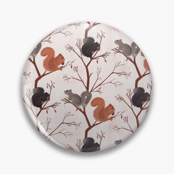 Item preview, Autumn Squirrels  designed and sold by SketchyHeart.